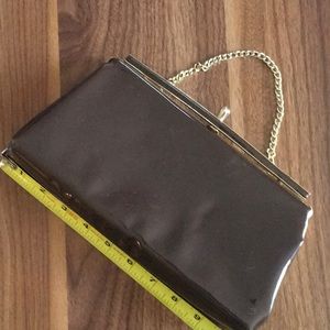 💙 Vintage brown clutch purse💙
